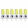 LED ŽIAROVKA G4 220 V 9 W COB 500 LM BIELA 6 KS