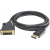 Video kábel PremiumCord DisplayPort - DVI-D prepojovací, tienený, 1m (KPORTADK02-01)