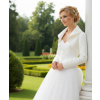 Svadobné bolerko s dlhým rukávom - ivory: BF-94 Rozmer: 5XL