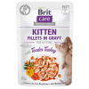 Brit Care Cat Kitten Fillets in Gravy with Tender Turkey 85 g