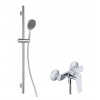 kielle Nefia Sprchový set s batériou, tyčou, hadicou a sprchovou hlavicou EcoSpare, chróm 20627SN30