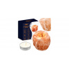 BERGE Soľná lampa NATURAL 900g - Ionizátor + sviečka