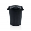 TBA Plastové obaly s.r.o. Sud 100l na dažďovú vodu vrátane veka, recyklovaný plast, čierna