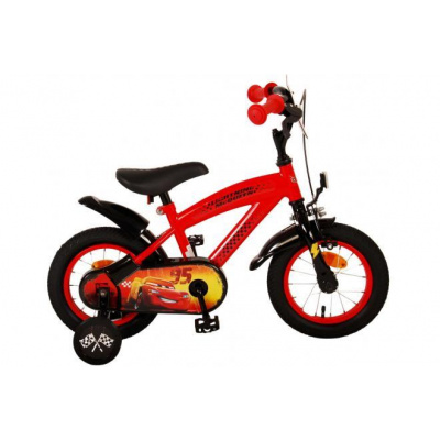 VOLARE - Detský bicykel Disney Cars - chlapčenský - 12 palcov - červený
