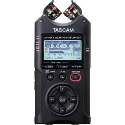 TASCAM DR-40X 4-kanálový / 4-stopový prenosný zvukový záznamník