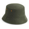 Beechfield Klobouk B 84R Bucket Hat COT53084Re1412-olive green Olivová S-M