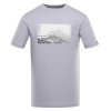 ALPINE PRO GORAF 2 ŠEDÁ PÁNSKE MELÍROVANÉ TRIČKO Z RECIKLOVANÉHO MATERIÁLU XS