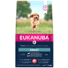 Eukanuba granuly adult small and medium losos 2,5 kg