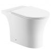 Aqualine VITO WC kombi misa, Rimless, 61x35,5cm, spodný/zadný odpad, biela PB105-111