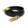 Norstone Cable B250 OFC 2x 2,5 mm White Reproduktorový kábel s banánovými konektormi 3 m