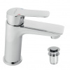 Novaservis Metalia 54 Umývadlová batéria ECO s výtokom click clack, chróm 54002,0