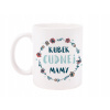 HRNČEK PRE ÚŽASNÚ MAMU Biely Hrnček 330 ml s POTLAČOU Darček na DEŇ MATIEK