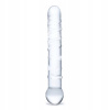 Dildo Glas 18 cm bezfarebné