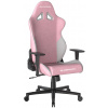 herná stolička DXRacer GLADIATOR růžovo-biela, látková