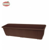 Truhlík s dezénom 60cm hnedý plastový Plasty-Ko