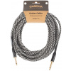 CASCHA Professional Line Guitar Cable, Straight, Tweed Black, 9 m