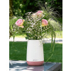 Lechuza Yula Flower all inclusive set biela/ružová 14x14x21 cm