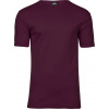 TEE JAYS TJ520 INTERLOCK / Pánske tričko - wine L
