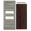 ImperioDoor set interiérové rámové dvere EVIA.7, CPL Wenge Modern +Zárubňa PED-EVIA7-CPLWeMo