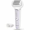 Panasonic ES-EY30 epilátor, 2 nástavce (dvojité disky so 60 pinzetami, flexibilná široká hlava, wet & dry, linka bikin), fialová