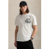 Bavlnené tričko Polo Ralph Lauren Sscnclsm1 Short Sleeve pánske, biela farba, s potlačou, 710972611