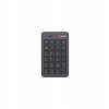 C-TECH klávesnice KBN-02W, bezdrátová, numerická, 23 kláves, USB slim black (KBN-02WS)