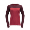 Funkčné tričko DEVOLD Norang Merino 150 Shirt W port/beauty