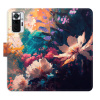 Flip pouzdro iSaprio - Xiaomi Redmi Note 10 Pro - Spring Flowers - kapsičky na karty (Knížkový flip kryt, obal, pouzdro iSaprio na mobil Xiaomi Redmi Note 10 Pro - Spring Flowers - 360° ochrana telefo