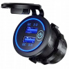 NABÍJACÍ KONEKTOR QC 2x USB 3.0A QUICK CHARGE