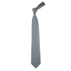 Tissino šírka Tissin Tissin Grey Polyester (Pánska kravata široká 9 cm trblietavá šedá strieborná)
