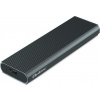 Qoltec Pouzdro pro M.2 SSD | NVMe | PCIe | USB 3.1 | 10 Gb/s | 4 TB | Grafit