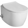 Isvea Sentimenti umývacia toaleta závesná bez splachovacieho kruhu biela 10ARS1010