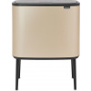 Odpadkový kôš Bo Touch Bin 3 x 11 l champagne