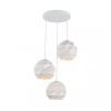 Italux Palermo PND-2424-3S-WH závesné svietidlo 3x40W E27 biela
