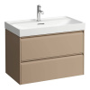 Laufen Meda skrinka 78.5x45x51.5 cm závesná kúpeľňová skrinka pod umývadlo kapučíno H4216120114651