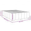 vidaXL Posteľný rám boxspring s matracom krémový 160x200 cm látka - Krémová - 214560-197838