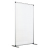 Modulárna deliaca stena, transparentná ,v x š x h 1850 x 1250 x 500 mm, hliníkový rám