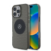 Mercedes PC/TPU Star Pattern MagSafe zadný kryt pre iPhone 16 Pro Max Black