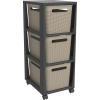 Úložný box Rotho Brisen 3 x 16L - antracit/cappucino (1049707422)