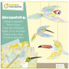 Avenue Mandarine, KC060, Décopatch, veľký kreatívny box decoupage pre deti, Vtáky