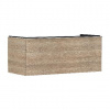 Hansgrohe Xelu Q - Umývadlová skrinka, 50x118x55 cm, 1 zásuvka, prírodný dub/chróm 54064000