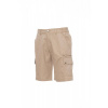 Bermudy PAYPER RIMINI SUMMER, khaki zelená / hnedá, L