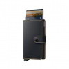 Peněženka Secrid - Miniwallet - Matte - Black & Ochre