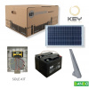 KEY SOLE-KIT Solárny KIT pre 24V pohony KEY. KIT obsahuje: 2x batériu, solárny panel 30W, riadiacu jednotku, držiak na panel