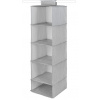 Závesný organizér na topánky a bielizeň Compactor Boston 30 x 30 x 105 cm, sivý (RAN10166)