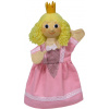 Maňásek na ruku - Princezna Regina - růžová (30 cm)