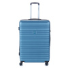 Veľký cestovný kufor na kolieskach s expandérom 100 l Worldline 805 modrá světle