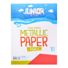 Dekoračný papier A4 Metallic červený 250 g, sada 10 ks