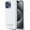 Karl Lagerfeld Grained PU Hotel RSG Zadný Kryt pre iPhone 15 Pro Max Grey