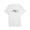Pánske Tričko s krátkym rukávom PUMA ESS LOGO LAB TEE 68466702 – Biela